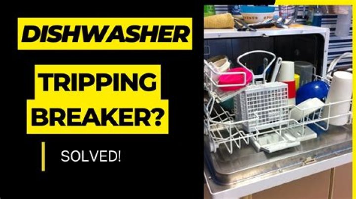 Why is my dishwasher tripping the RCD?