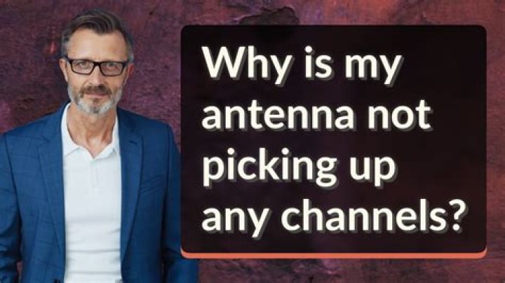 Why is my TV not picking up channels?