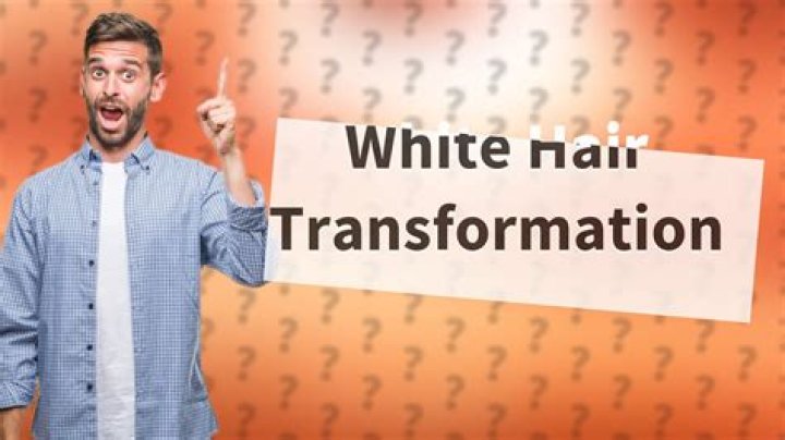 Why is my white hair turning dark again?