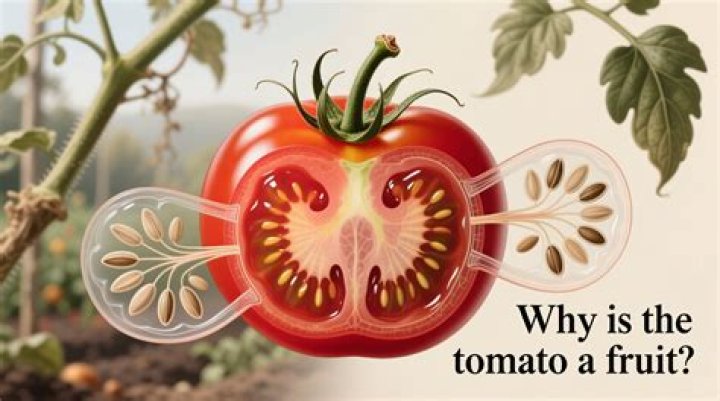 Why is tomato a false fruit?