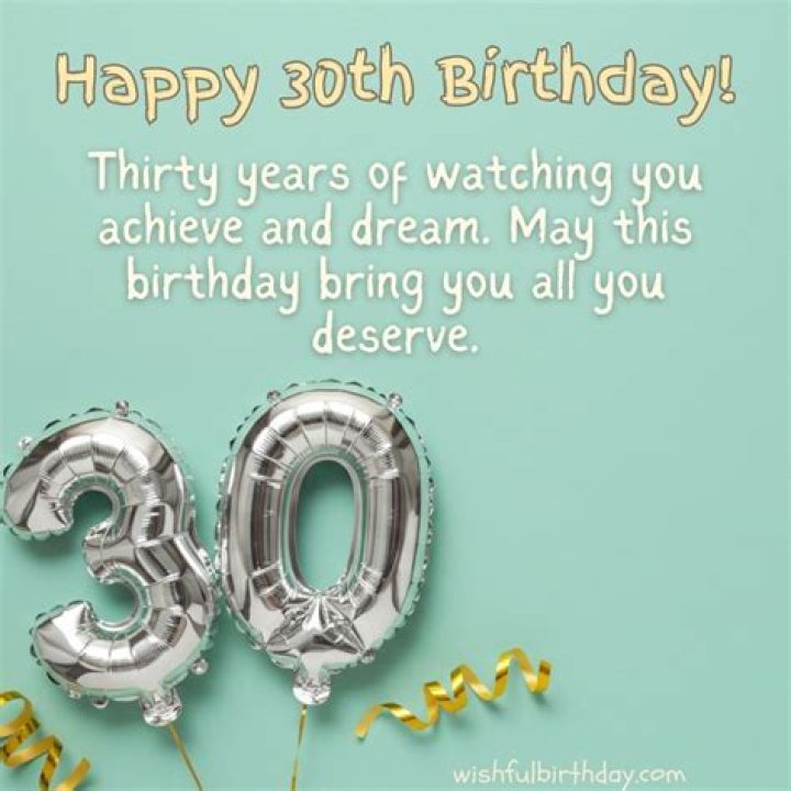 Why is turning 30 a big deal?