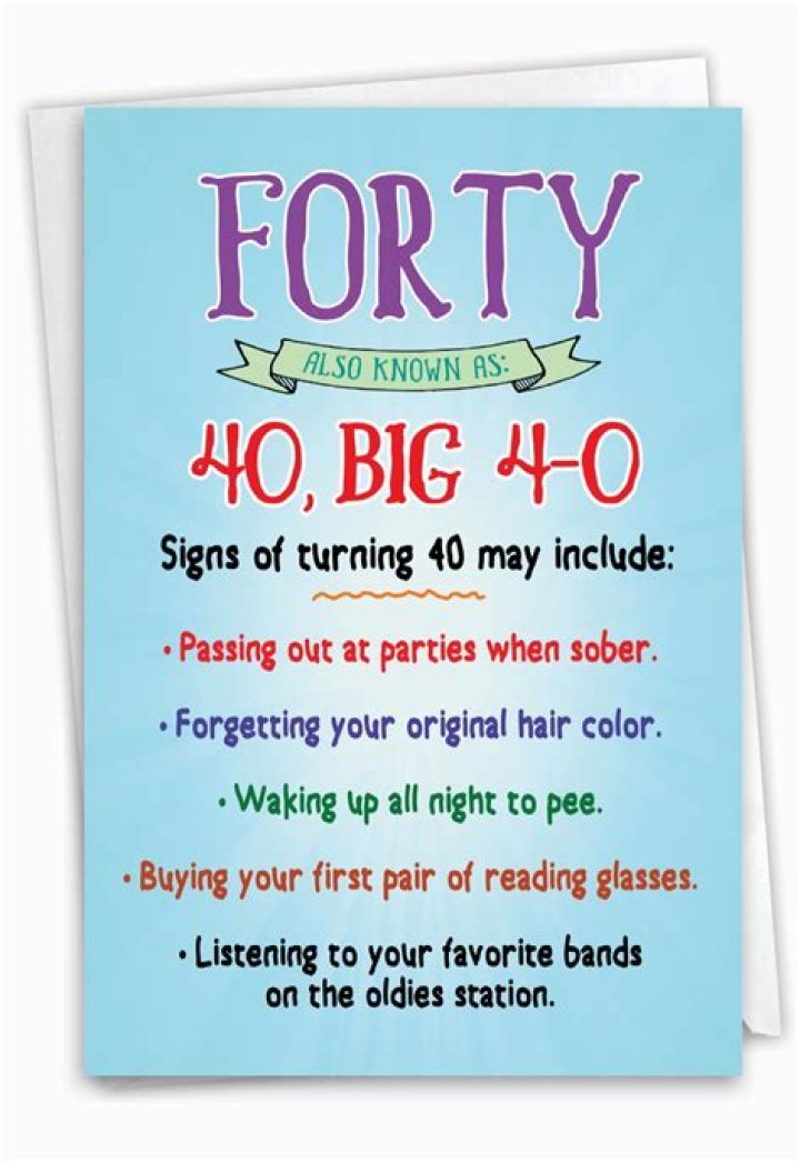 Why is turning 40 a big deal?
