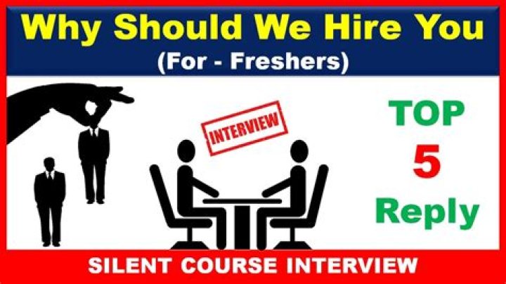 Why should I hire you best answer for fresher?