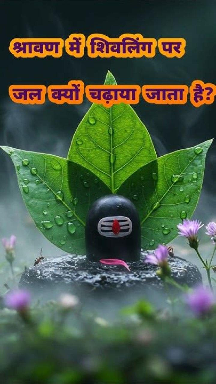 Why water is poured on Shivling?