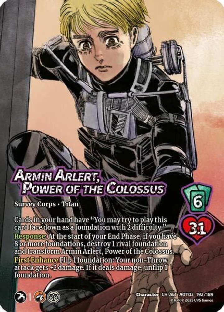 Will Armin use his colossal Titan?