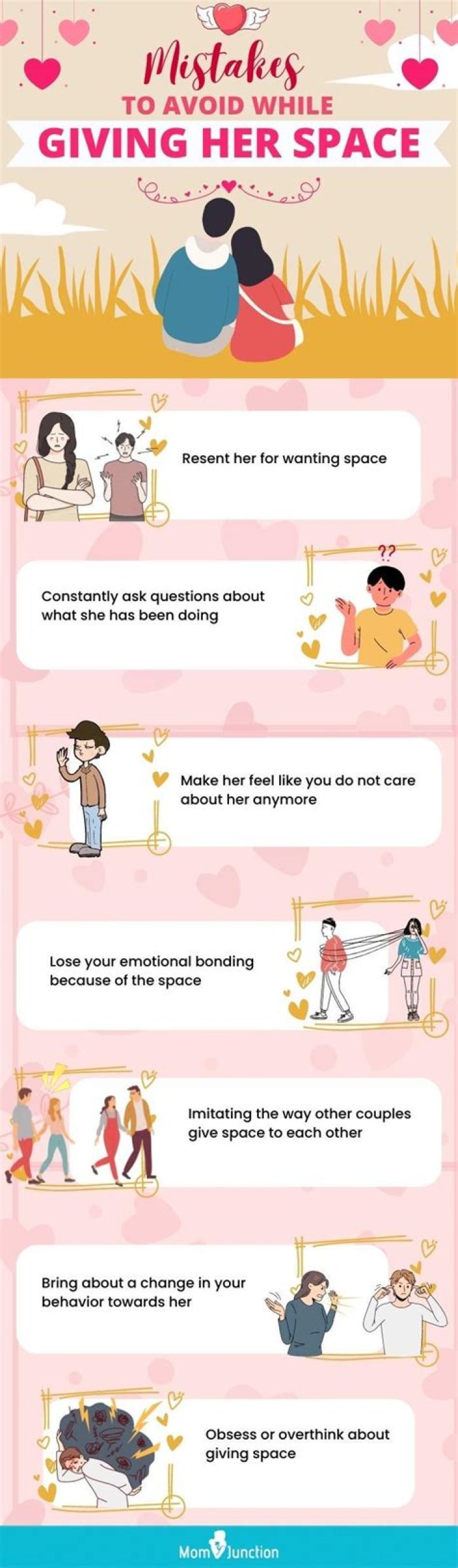 Will she miss me if I give her space?